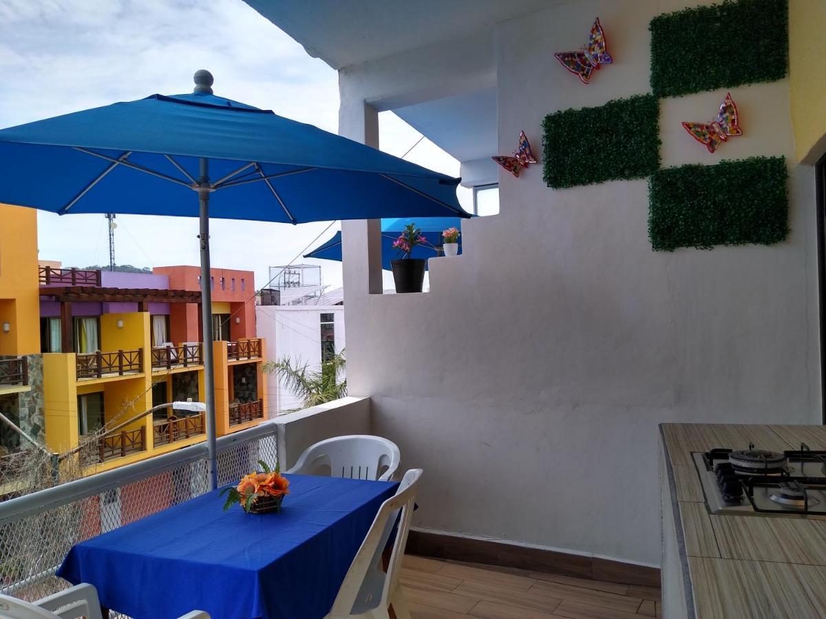 Los Bungalitos Rincon de Guayabitos Bagian luar foto